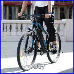 27.5'' Electric Bicycle Dual Disc Brakes 250W Motor Shimano 21-Speed Gear E-Bike