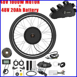 27.5 Electric Bicycle Motor Conversion Kit Rear Wheel 1000W + 48V 20Ah Battery