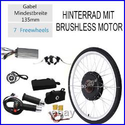 28 1000W 48V Electric Bicycle Rear Wheel Conversion Kit E-Bike DIY Hub Motor