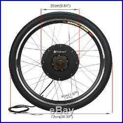 28 1000W Rear Wheel Electric Bicycle Conversion Kit Speed Hub Motor LCD Meter