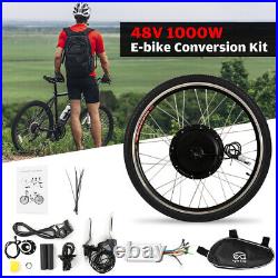 28 48V 1000W Electric Bicycle Conversion Kit EBike Front Wheel Motor Hub P4G9