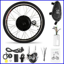 28 48V 1000W Electric Bicycle Conversion Kit EBike Front Wheel Motor Hub P4G9
