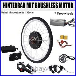 28 Electric Bicycle Motor Conversion Kit E-bike Rear Wheel Hub kit 48V/1000W UK