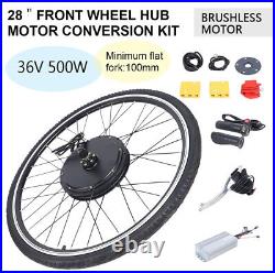 28 Electric Bicycle Motor Conversion Kit Ebike Front Rear Wheel Hub 36V 500W UK