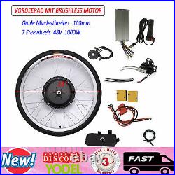 28 Inch 48V E-Bike Electric Bicycle Front Wheel Hub Motor Conversion Kit