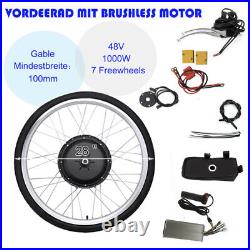 28 Inch 48V E-Bike Electric Bicycle Front Wheel Hub Motor Conversion Kit