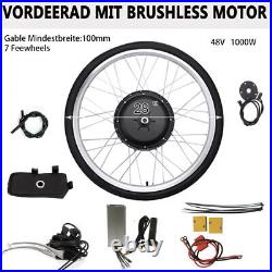 28 Inch 48V E-Bike Electric Bicycle Front Wheel Hub Motor Conversion Kit