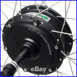 28 inch 36V350W Electric Bicycle Black Hub Rear Motor Conversion Kit Wheel 700C