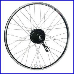 28 inch 36V350W Electric Bicycle Black Hub Rear Motor Conversion Kit Wheel 700C
