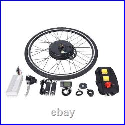 28in 48V 1KW Electric Bicycle DIY Conversion Kits E-Bike Front Wheel Hub Motor