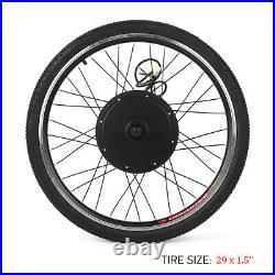 29 Electric Bicycle Conversion Kit E Bike Rear Wheel Motor Hub 1000W 48V u S9K9