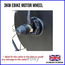 3000W 72V MTX Ebike Hub Motor Wheel Brushless Electric Bike MTB Stealth Bomber