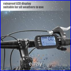 350W 36V 48V LCD Panel Electric Bicycle E-bike Brushless Motor Controller Kit