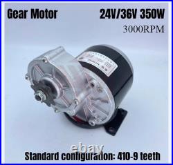 350W Electric Bicycle Bike Conversion Kits 24V36V E-Bike Brush Motor WithFreewheel