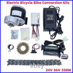 350W Electric Bicycle Bike Conversion Kits 24V36V E-Bike Brush Motor WithFreewheel