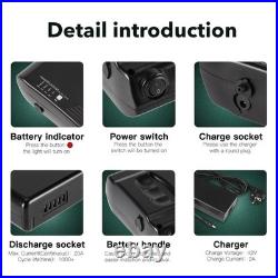 36V10.4Ah Li-ion Electric Bicycle Rear Battery Pack for MIFA, Viking, Lectro