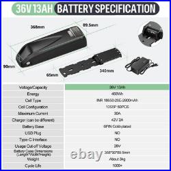 36V13Ah Varstrom Lithium Ebike Battery 30A BMS & Charger for Electric Bike Motor