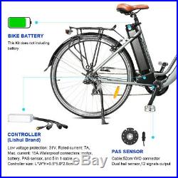 36V250W 28 700c Electric Bike Conversion Kit Front Hub Motor Wheel Retrofit Kit