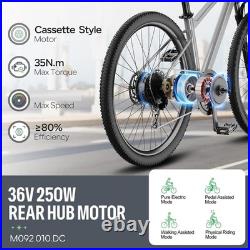 36V250W Hub Motor Rear Wheel 26''27.5700C Ebike Conversion Kit Electric Bicycle