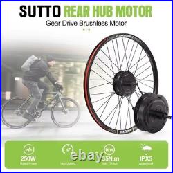 36V250W Hub Motor Rear Wheel 26''27.5700C Ebike Conversion Kit Electric Bicycle