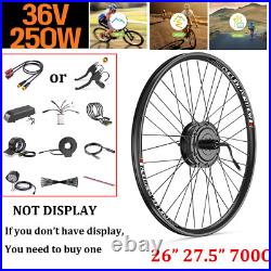 36V250W Rear Wheel Hub Motor Electric Bike Conversion Kit Brushless 27'5'' 700C