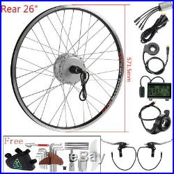 36V350W 26 Rear Motor Fit for Cassette Electric Bicycle E-bike Conversion Kit
