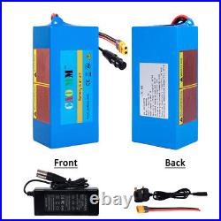 36V 10AH E-Bike Battery Li-ion Charger For Electric Bicycles Scooter Motor 13s4p