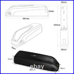 36V 10AH Electric Bicycle Ebike Battery Pack Downtue for 500W 750w 350w Motor
