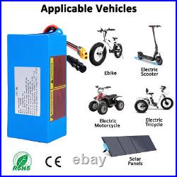 36V 10AH Lithium Ebike Battery for 350W 500W 750W Electric Bicycles Scooter BMS