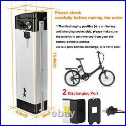 36V 10Ah Lithium-ion Ebike Battery Silver Fish For Max 350W Electric Bike Motor