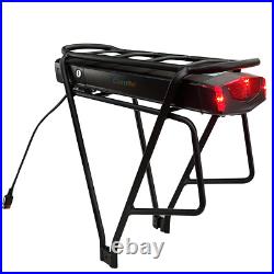 36V 13Ah e-bike Lithuim Battery Electric Bicycle LED+Rear rack Carrier 500W 750W