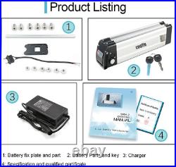 36V 15Ah Silverfish 2 pins e-bike Battery Pack Electric Bicycle 350W 250W 500W