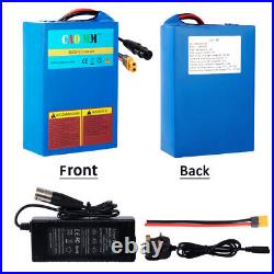 36V 20Ah Lithium Ebike Battery & XLR Charger for Electric Motor Bicycle Tricycle
