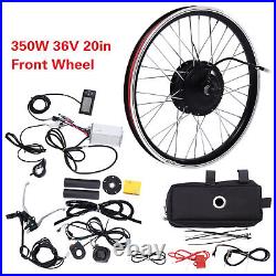 36V 20 Front Wheel Electric Bicycle Hub Motor Conversion Kit 350W E Bike