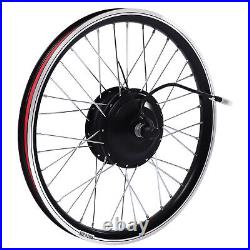 36V 20 inch Front Wheel Electric Bicycle Hub Motor Conversion Kit 350W E Bike