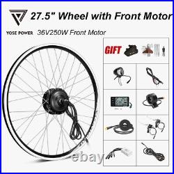 36V 250W 27.5 Wheel with Front Motor Electric Bicycle Ebike Conversion Kit