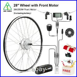 36V 250W 28(700C) Wheel with Front Motor Electric Bicycle Ebike Conversion Kit