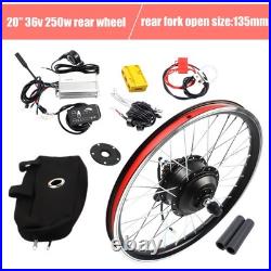 36V 250W Electric Bike Conversion Kit 20 Rear Wheel LED Display UK Legal