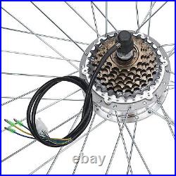 36V 250W PAS Electric Bicycle Motor E-Bike Rear Wheel Hub Conversion Kit 26