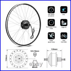 36V 26 Electric Bike Freewheel/Cassette Conversion Kit Rear Hub Motor Wheel
