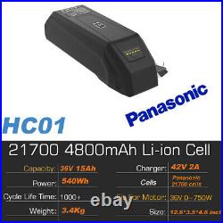 36V 48V 15Ah 1000W Panasonic 21700 Lithium Ebike Battery electric bike battery