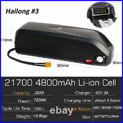 36V/48V/52V 20Ah Hailong Lithium Ion Ebike Battery Electric Bike Battery 1000W