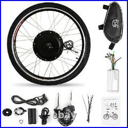 36V 500W Electric Bicycle Motor Conversion Kit E Bike Rear 26 Wheel Hub L0Q1