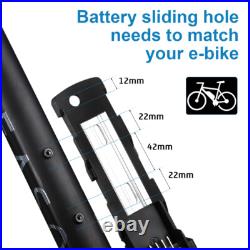 48V13Ah Downtube Electric Bike Battery for 250w-500w Motor with USB Charge Port