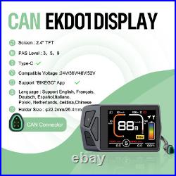 48V250W BAFANG Mid Drive Motor Kit Electric Bicycle Ebike Conversion Kit 68-73mm