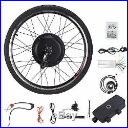 48V 1000W 26 Electric Bicycle Bike Conversion Kit Motor Speed Rear Wheel