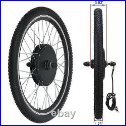 48V 1000W 26 Electric Bicycle Motor Conversion Kit Front Wheel E Bike Cycling