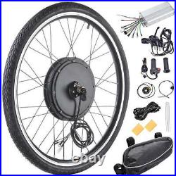 48V 1000W 26 Electric Bicycle Motor Conversion Kit Front Wheel E Bike Cycling