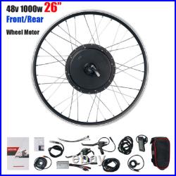 48V 1000W 26 Front/Rear Wheel Hub Motor Conversion Kit E-Bike Electric Bicycle 48V 1000W 26 Front/Rear Wheel Hub Motor Conversion Kit E-Bike Electric Bicycle