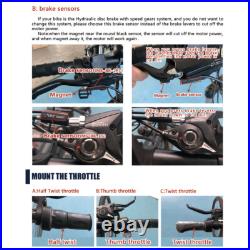 48V 1000W 26 Front/Rear Wheel Hub Motor Conversion Kit E-Bike Electric Bicycle 48V 1000W 26 Front/Rear Wheel Hub Motor Conversion Kit E-Bike Electric Bicycle